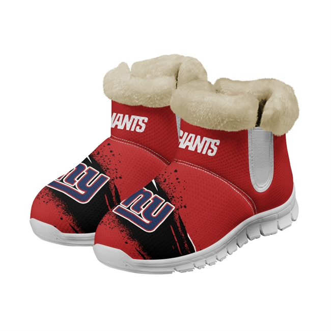 Women's New York Giants 2024 Snow Boots/Shoes 001(Pls check description for details)